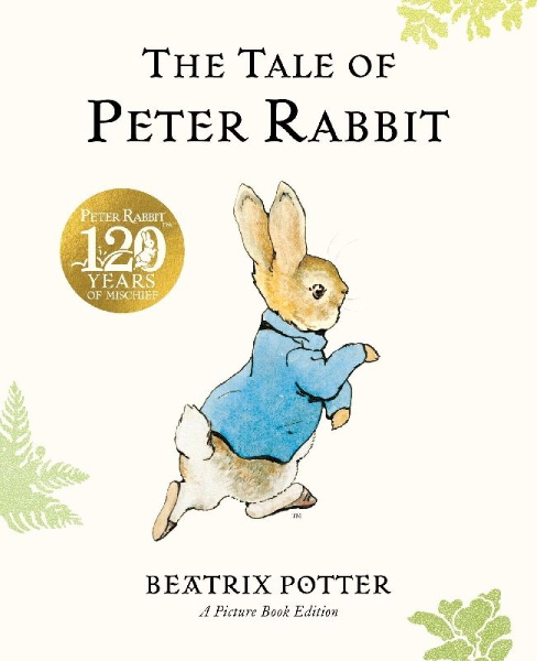 Buchcover und Innenansicht für das Buch: The Tale of Peter Rabbit Picture Book
