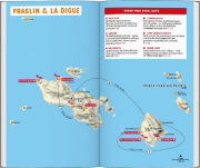 Buchcover und Innenansicht für das Buch: MARCO POLO Reiseführer Seychellen