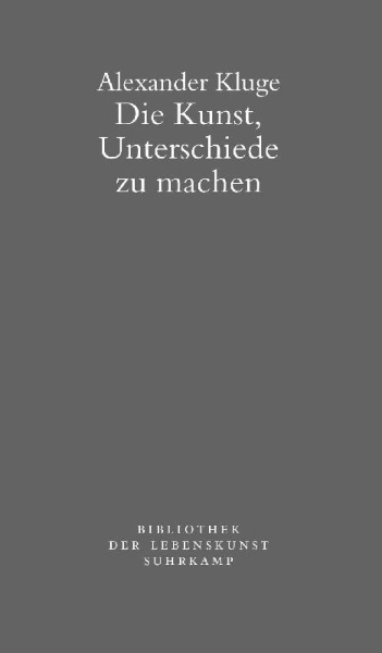 Buchcover und Innenansicht für das Buch: Die Kunst, Unterschiede zu machen