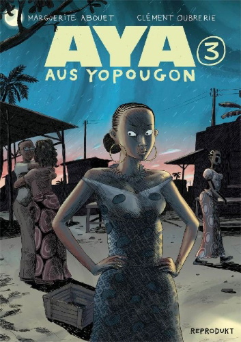 Buchcover und Innenansicht für das Buch: Aya aus Yopougon 3