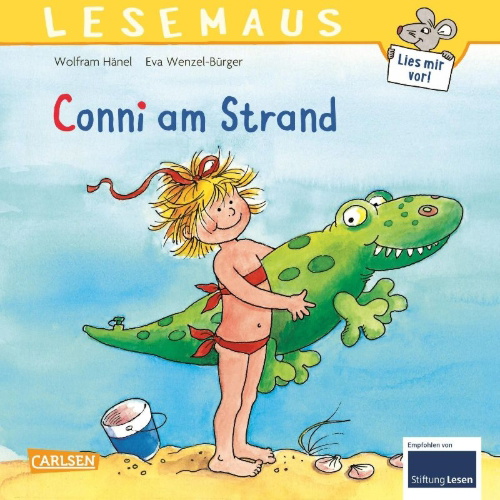 Buchcover und Innenansicht für das Buch: Conni am Strand