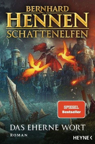 Buchcover und Innenansicht für das Buch: Schattenelfen - Das Eherne Wort