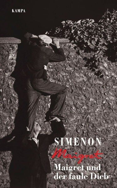 Buchcover und Innenansicht für das Buch: Maigret et le voleur paresseux