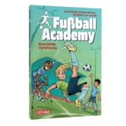 Buchcover und Innenansicht für das Buch: Fußball Academy 2: Eine blöde Verletzung