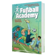 Buchcover und Innenansicht für das Buch: Fußball Academy 2: Eine blöde Verletzung