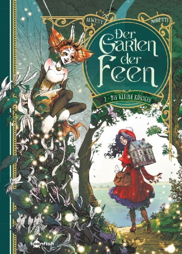 Buchcover und Innenansicht für das Buch: Le jardin des fees 2