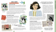 Buchcover und Innenansicht für das Buch: HerStory - 50 Women and Girls who shook the World