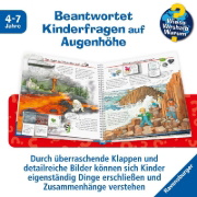 Buchcover und Innenansicht für das Buch: Wieso? Weshalb? Warum? Band 4 - Wir erforschen die Vulkane