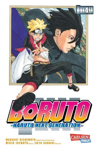 Buchcover und Innenansicht für das Buch: Boruto: Naruto next Generations