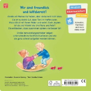 Buchcover und Innenansicht für das Buch: Wir weinen und lachen, wir streiten und helfen