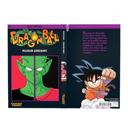 Buchcover und Innenansicht für das Buch: Dragon Ball 14. Piccolos Geheimnis