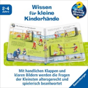 Buchcover und Innenansicht für das Buch: Wieso? Weshalb? Warum? junior, Band 68: Was macht der Fußballer?