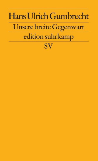 Buchcover und Innenansicht für das Buch: Unsere breite Gegenwart