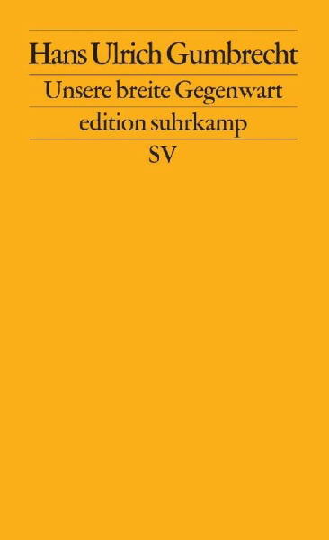 Buchcover und Innenansicht für das Buch: Unsere breite Gegenwart
