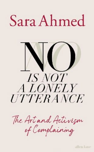 Buchcover und Innenansicht für das Buch: No Is Not a Lonely Utterance