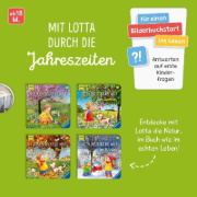 Buchcover und Innenansicht für das Buch: Lotta entdeckt die Jahreszeiten