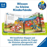 Buchcover und Innenansicht für das Buch: Wieso? Weshalb? Warum? junior, Band 4: Die Ritterburg