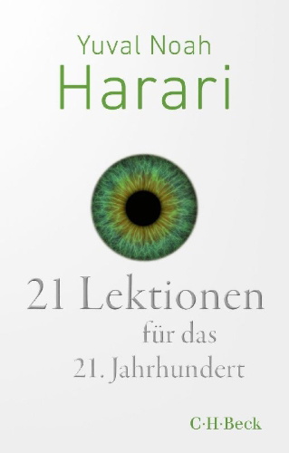 Buchcover und Innenansicht für das Buch: 21 Lessons for the 21st Century