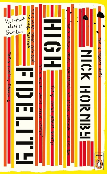 Buchcover und Innenansicht für das Buch: High Fidelity