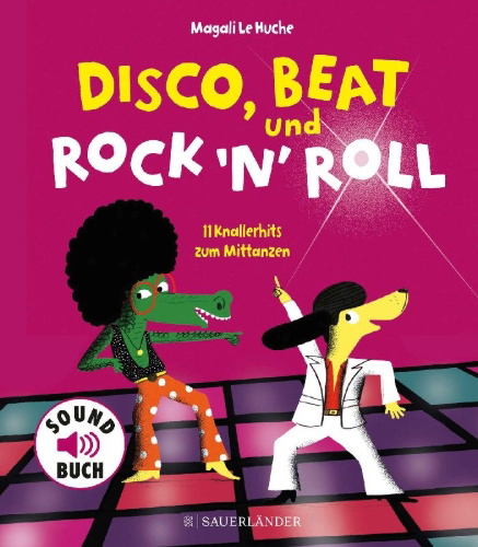 Buchcover und Innenansicht für das Buch: Paco et le disco - 16 musiques à écouter