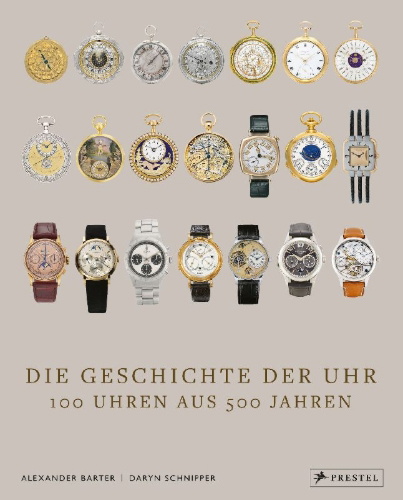 Buchcover und Innenansicht für das Buch: Die Geschichte der Uhr