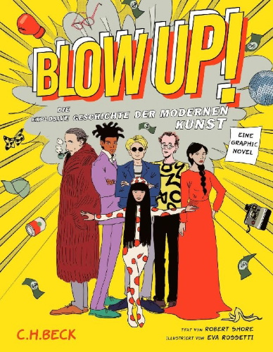 Buchcover und Innenansicht für das Buch: Blow Up! The Explosion of Contemporary Art