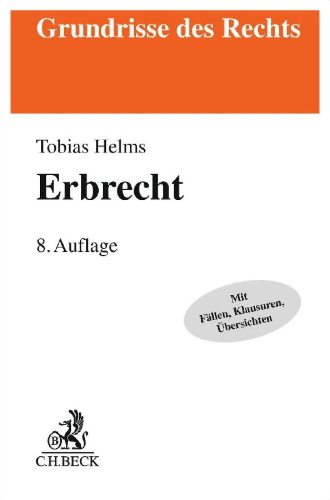 Buchcover und Innenansicht für das Buch: Erbrecht