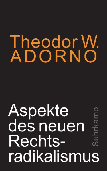Buchcover und Innenansicht für das Buch: Aspekte des neuen Rechtsradikalismus