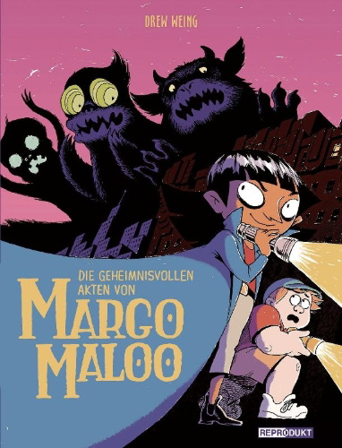 Buchcover und Innenansicht für das Buch: The Creepy Case Files of Margo Maloo 1