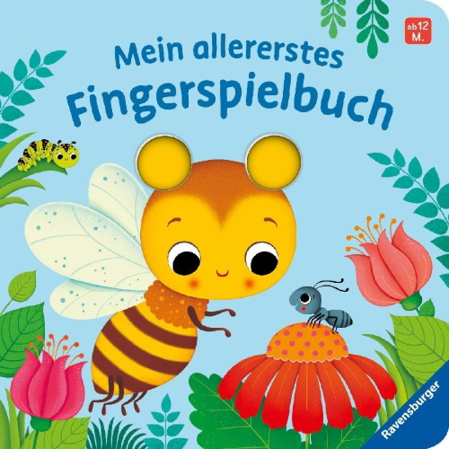 Buchcover und Innenansicht für das Buch: Mein allererstes Fingerspielbuch
