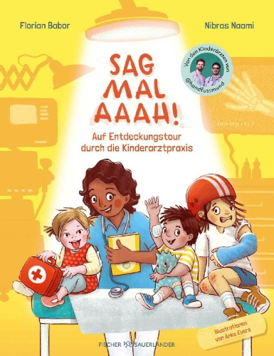 Buchcover und Innenansicht für das Buch: Sag mal Aaah!