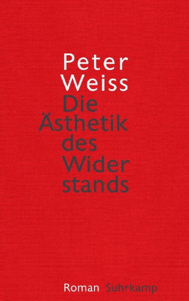 Buchcover und Innenansicht für das Buch: Die Ästhetik des Widerstands
