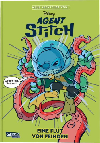 Buchcover und Innenansicht für das Buch: The new adventures of ... Agent Stitch