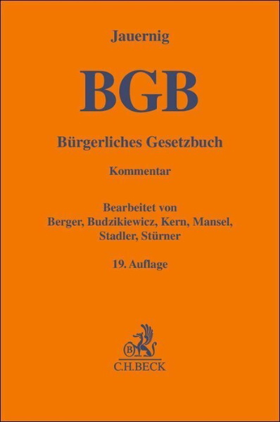 Buchcover und Innenansicht für das Buch: Bürgerliches Gesetzbuch. BGB