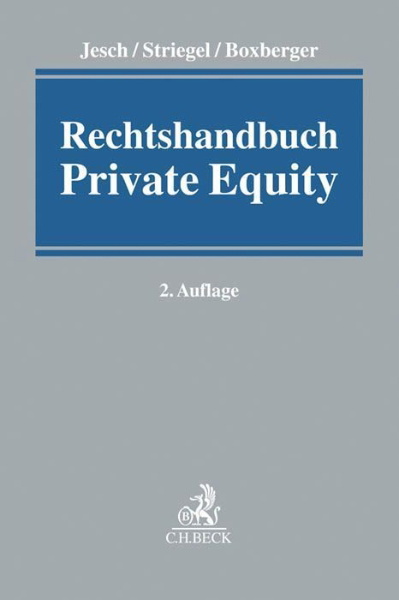 Buchcover und Innenansicht für das Buch: Rechtshandbuch Private Equity