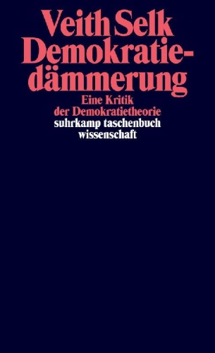 Buchcover und Innenansicht für das Buch: Demokratiedämmerung