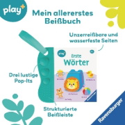 Buchcover und Innenansicht für das Buch: Play+ flip&pop Erste Wörter - ab 6 Monate