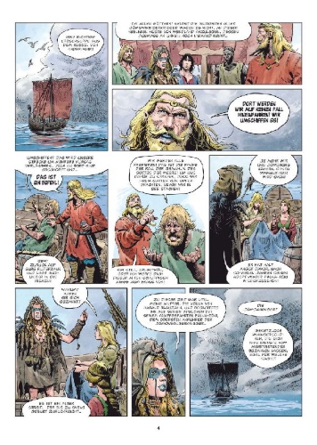 Buchcover und Innenansicht für das Buch: Die Welten von Thorgal - Thorgals Jugend. Band 9
