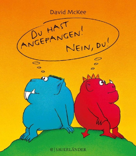 Buchcover und Innenansicht für das Buch: Two Monsters