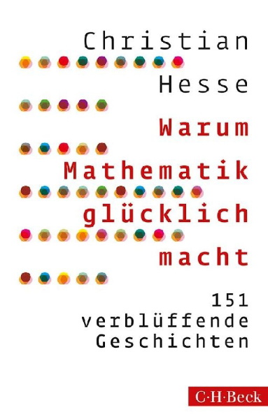 Buchcover und Innenansicht für das Buch: Warum Mathematik glücklich macht