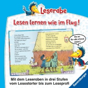 Buchcover und Innenansicht für das Buch: Leserabe 2. Lesestufe - Ritter Rafi und das Feuer des Drachen