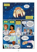 Buchcover und Innenansicht für das Buch: La revanche des humanoides (Il etait une fois... l'espace)