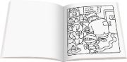 Buchcover und Innenansicht für das Buch: Cozy Coloring - Silly Spooky