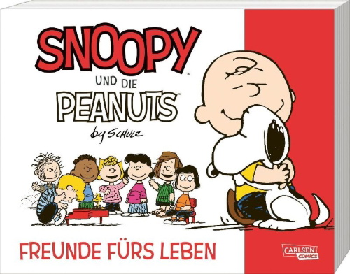 Buchcover und Innenansicht für das Buch: Snoopy und die Peanuts 1: Freunde fürs Leben