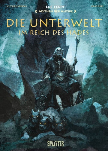 Buchcover und Innenansicht für das Buch: Mythen der Antike: Die Unterwelt - im Reich des Hades