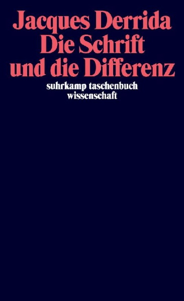 Buchcover und Innenansicht für das Buch: Die Schrift und die Differenz