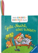 Buchcover und Innenansicht für das Buch: Mein Knuddel-Knautsch-Buch - Gute Nacht, alles schläft!