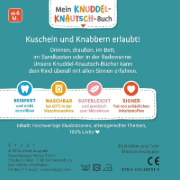Buchcover und Innenansicht für das Buch: Mein Knuddel-Knautsch-Buch - Gute Nacht, alles schläft!