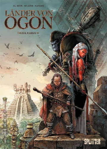 Buchcover und Innenansicht für das Buch: Länder von Ogon. Band 1