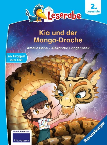 Buchcover und Innenansicht für das Buch: Leserabe 2. Lesestufe - Kia und der Manga-Drache